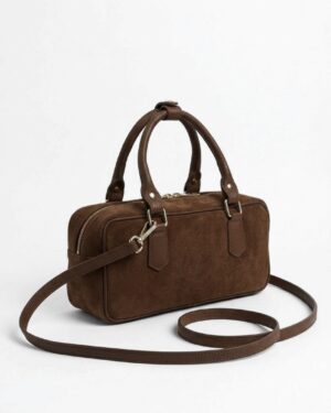 siena suede bag "brown"